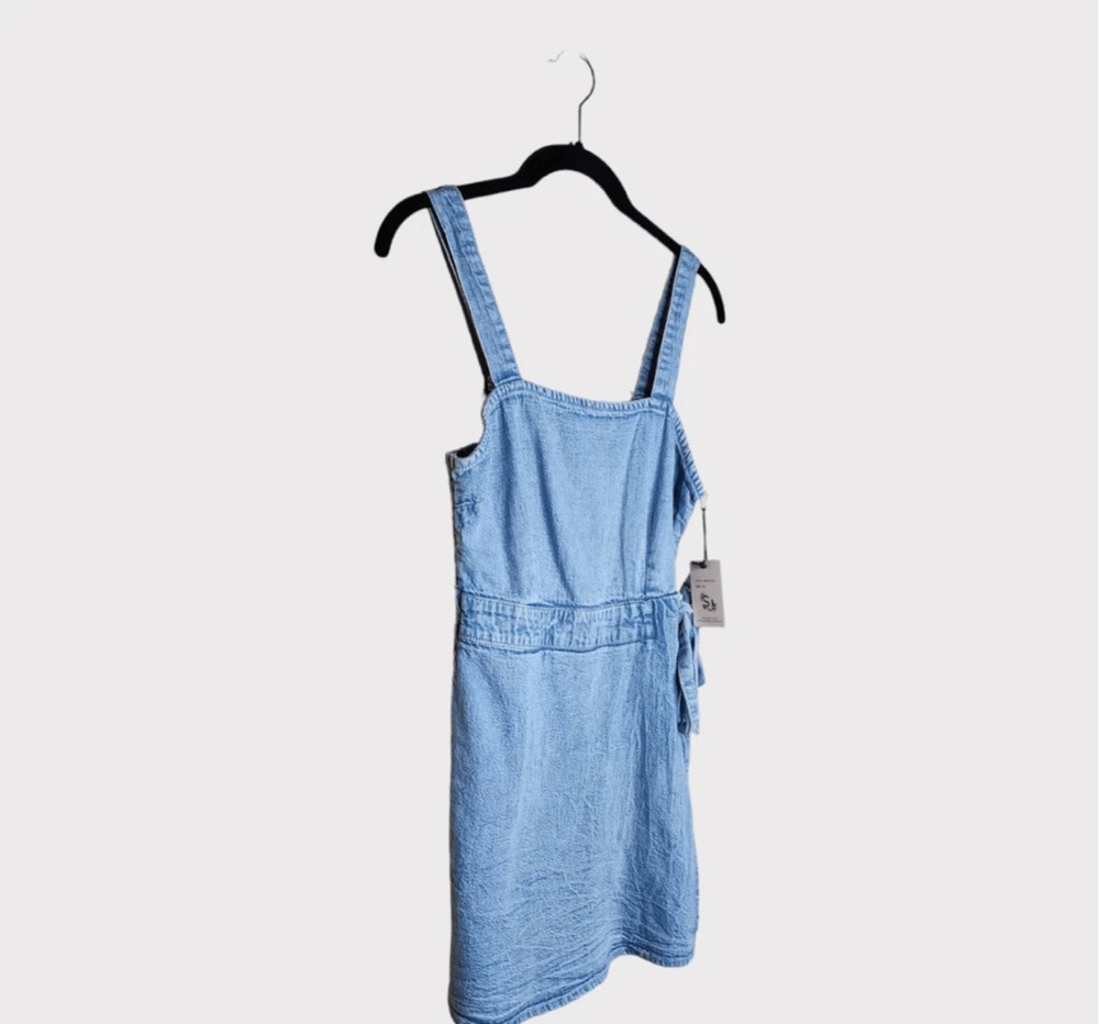 Sincerely Jules Light Blue Romper Sleeveless Denim Women's XS Cottage Prairie